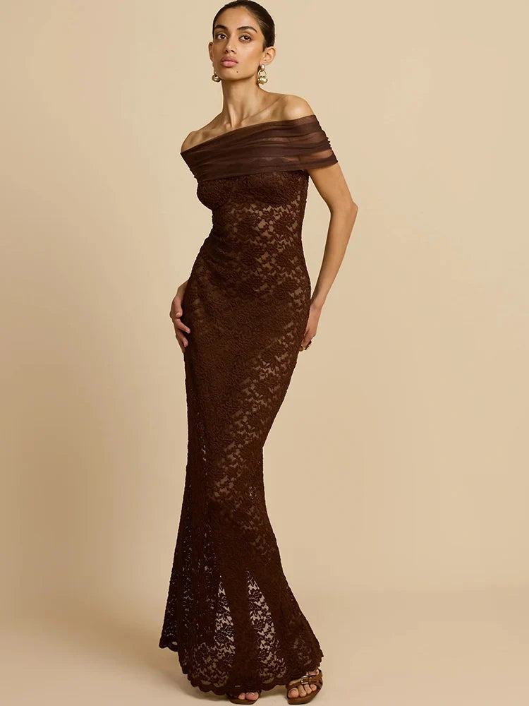 שמלה מקסי דגם ניקול