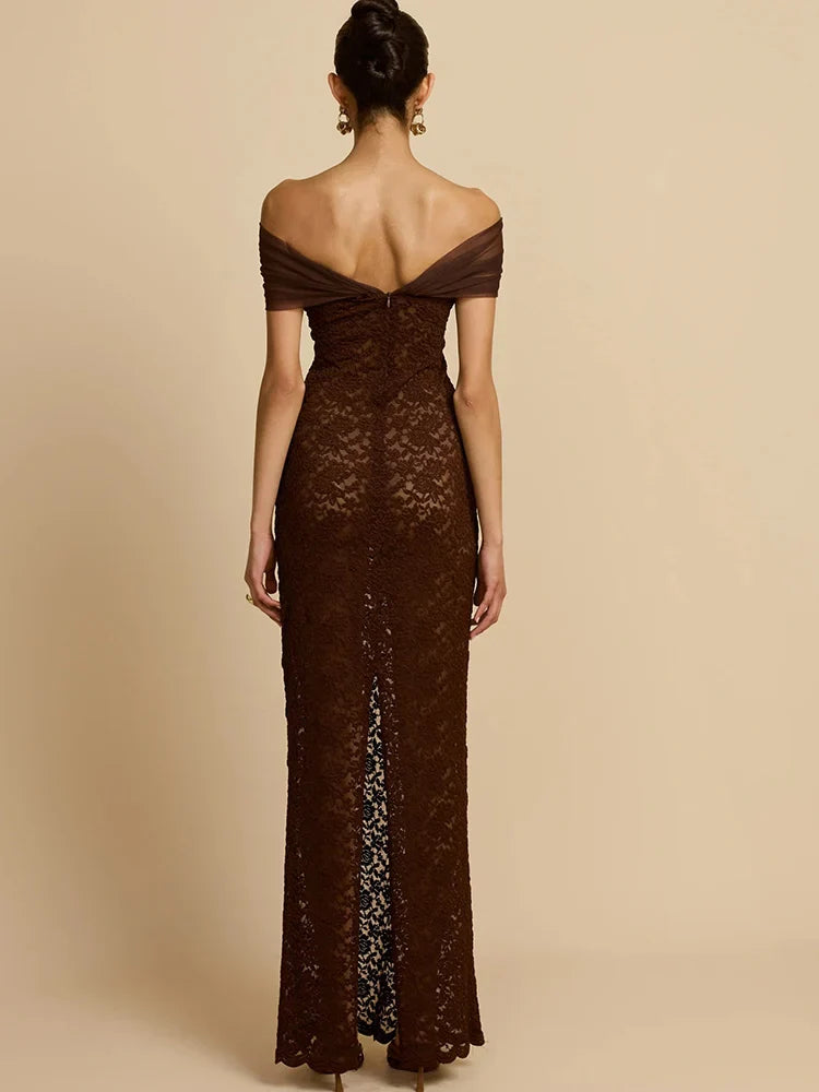 שמלה מקסי דגם ניקול