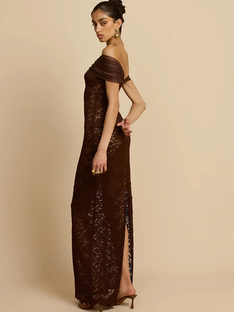 שמלה מקסי דגם ניקול