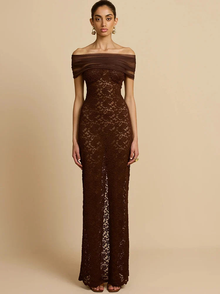 שמלה מקסי דגם ניקול