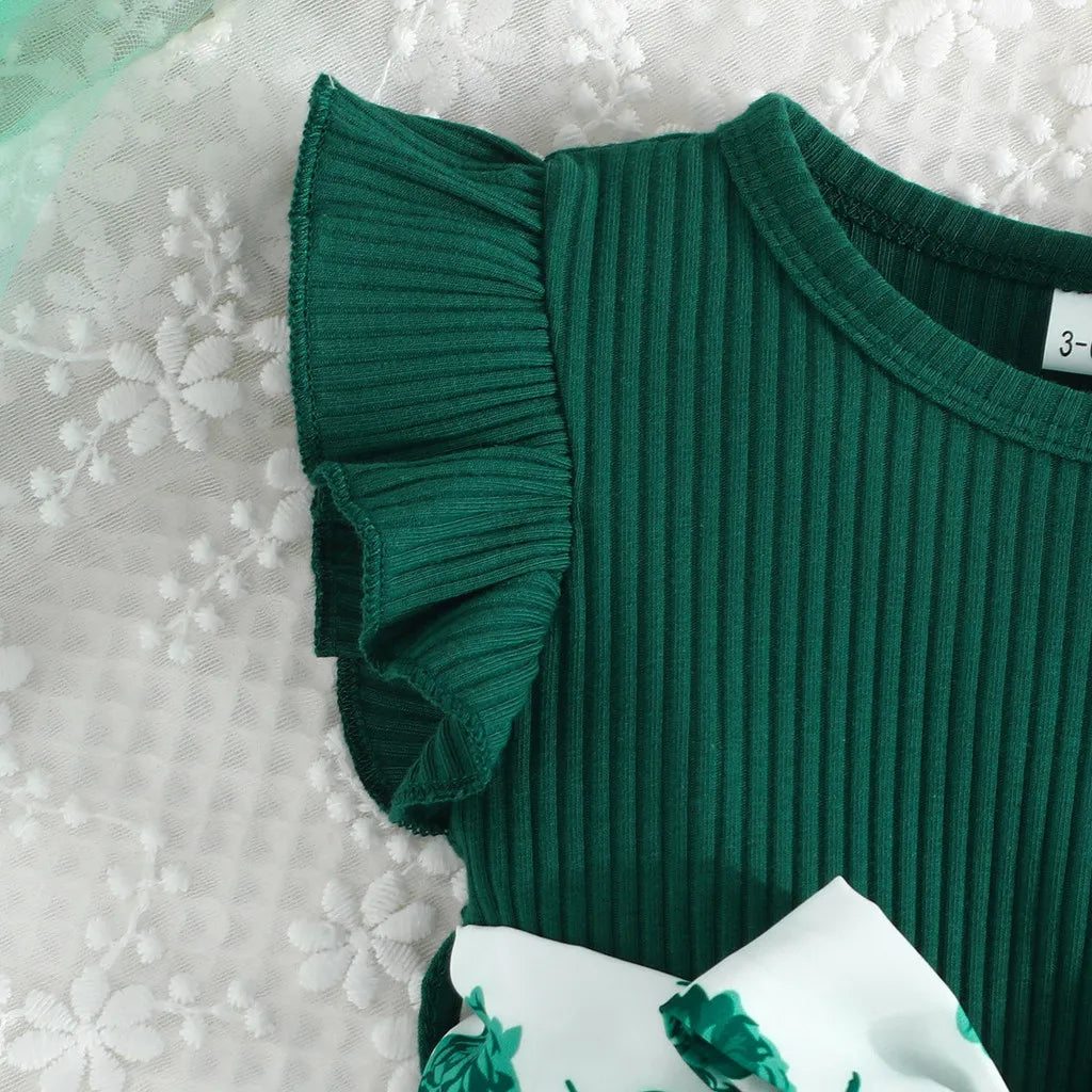 שמלת קיץ פרחונית לתינוקות דגם אלין