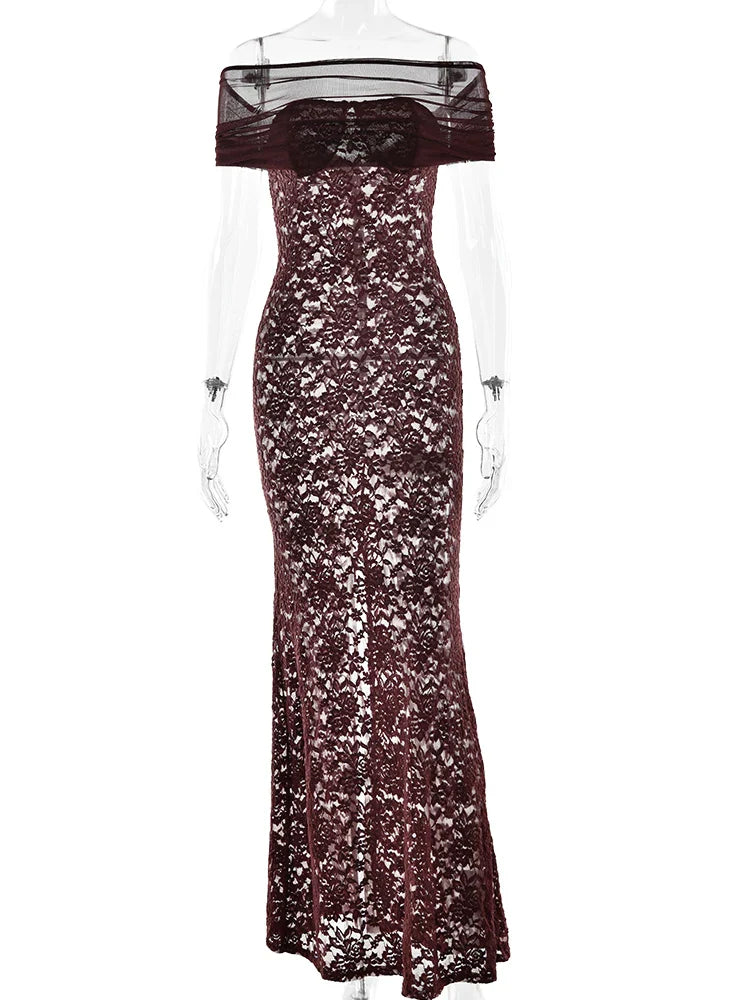 שמלה מקסי דגם ניקול